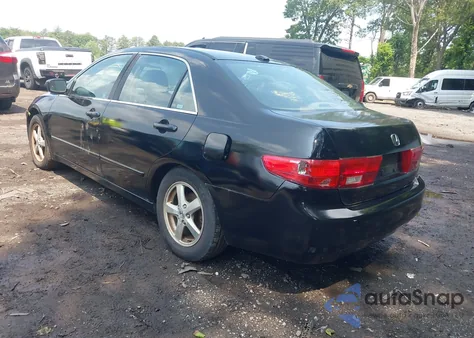 2005 Honda Accord 2.4 Ex из США, поврежденный, VIN 1HGCM55725A063978